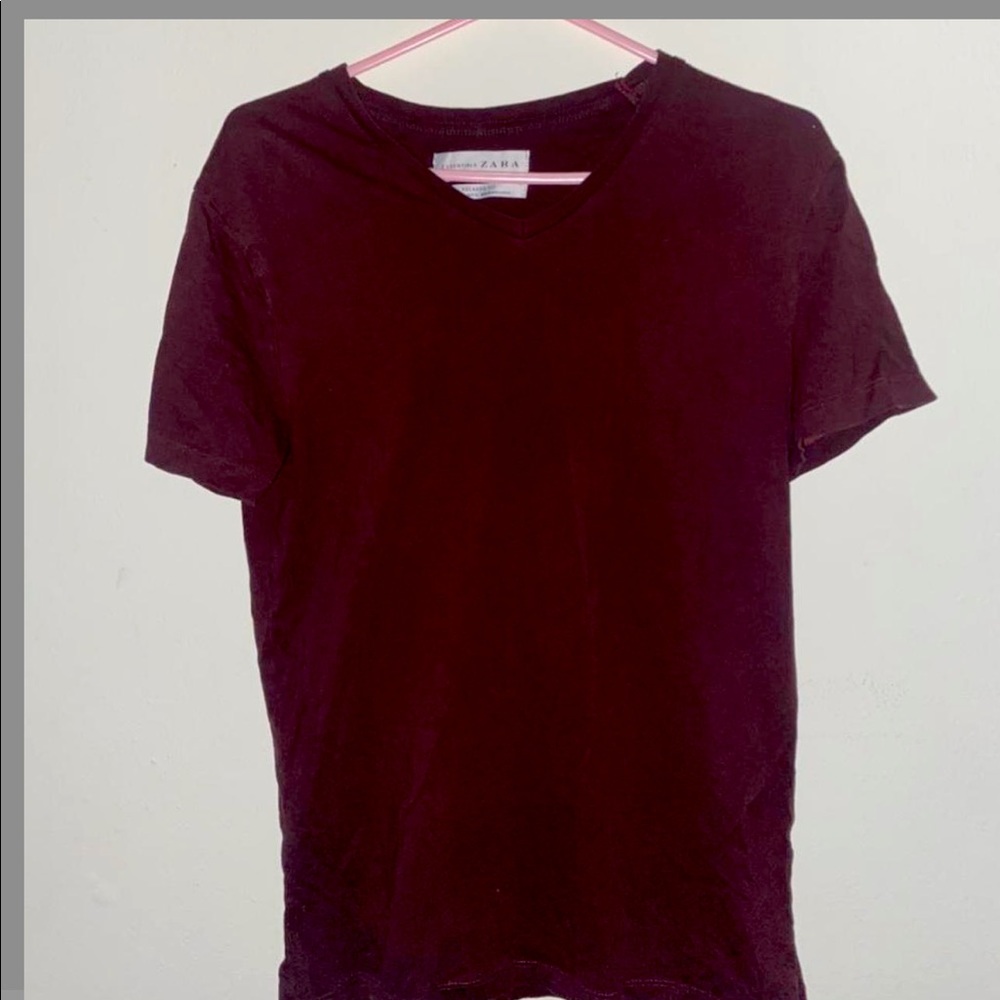 Red Zara shirt small like new